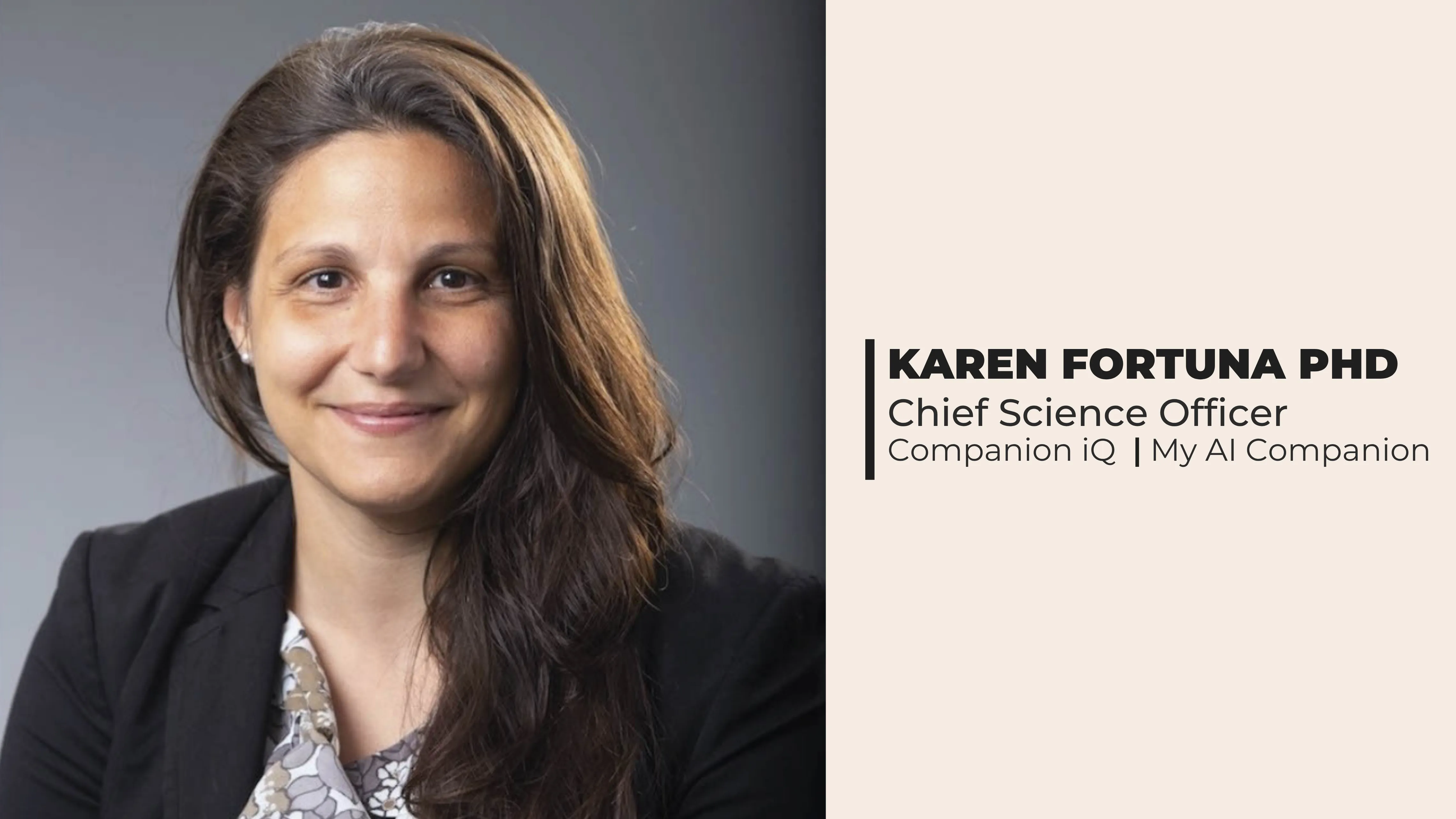 Meet Our Chief Science Officer, Dr. Karen Fortuna